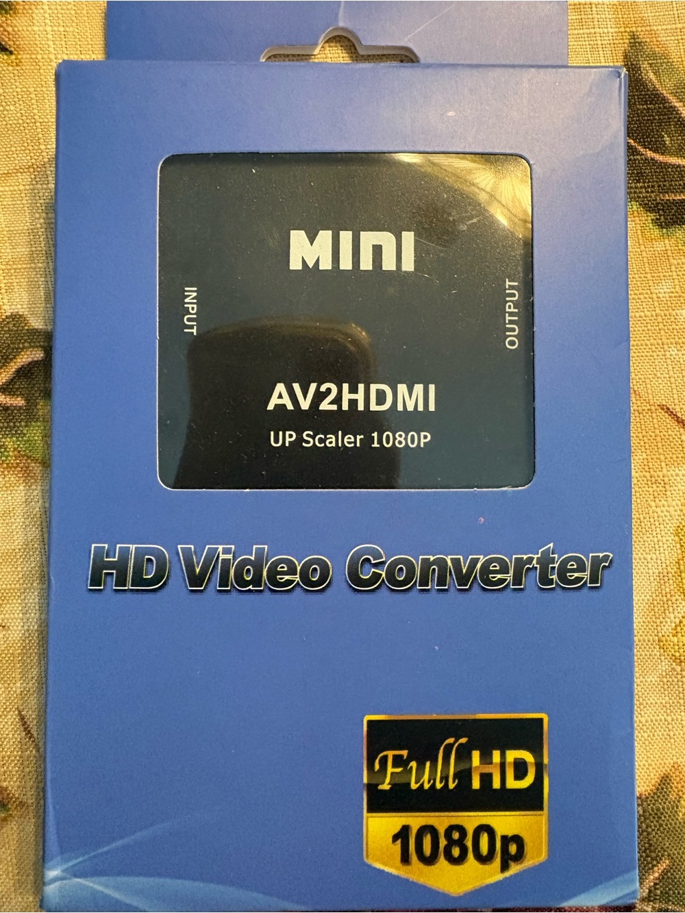 AV2HDMI Blue HD Video Converter - 1080p Up Scaler